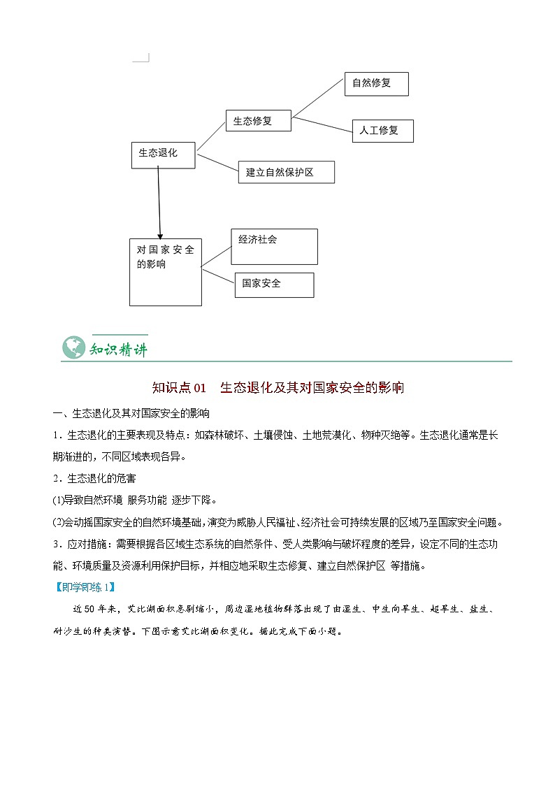 3.3 生态保护与国家安全-【教师版】人教版高中地理同步讲义（选择性必修3）第3页