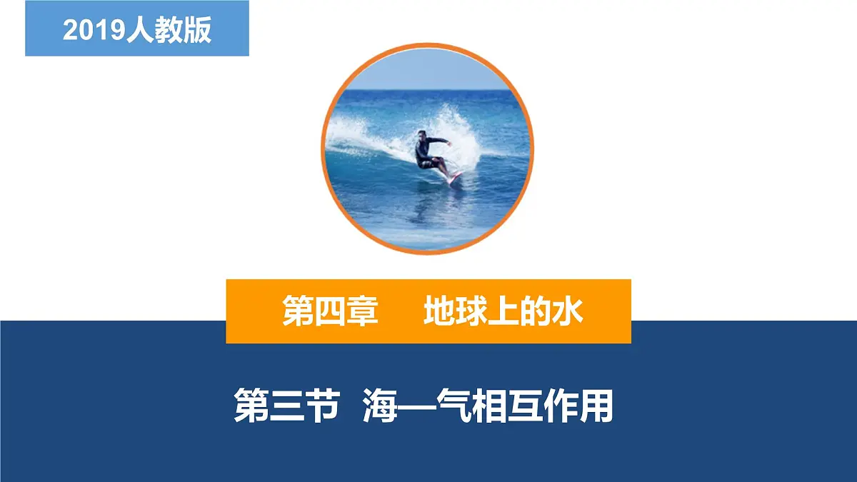 人教版高中地理 选择性必修1 4-3《海-气相互作用》课件第1页