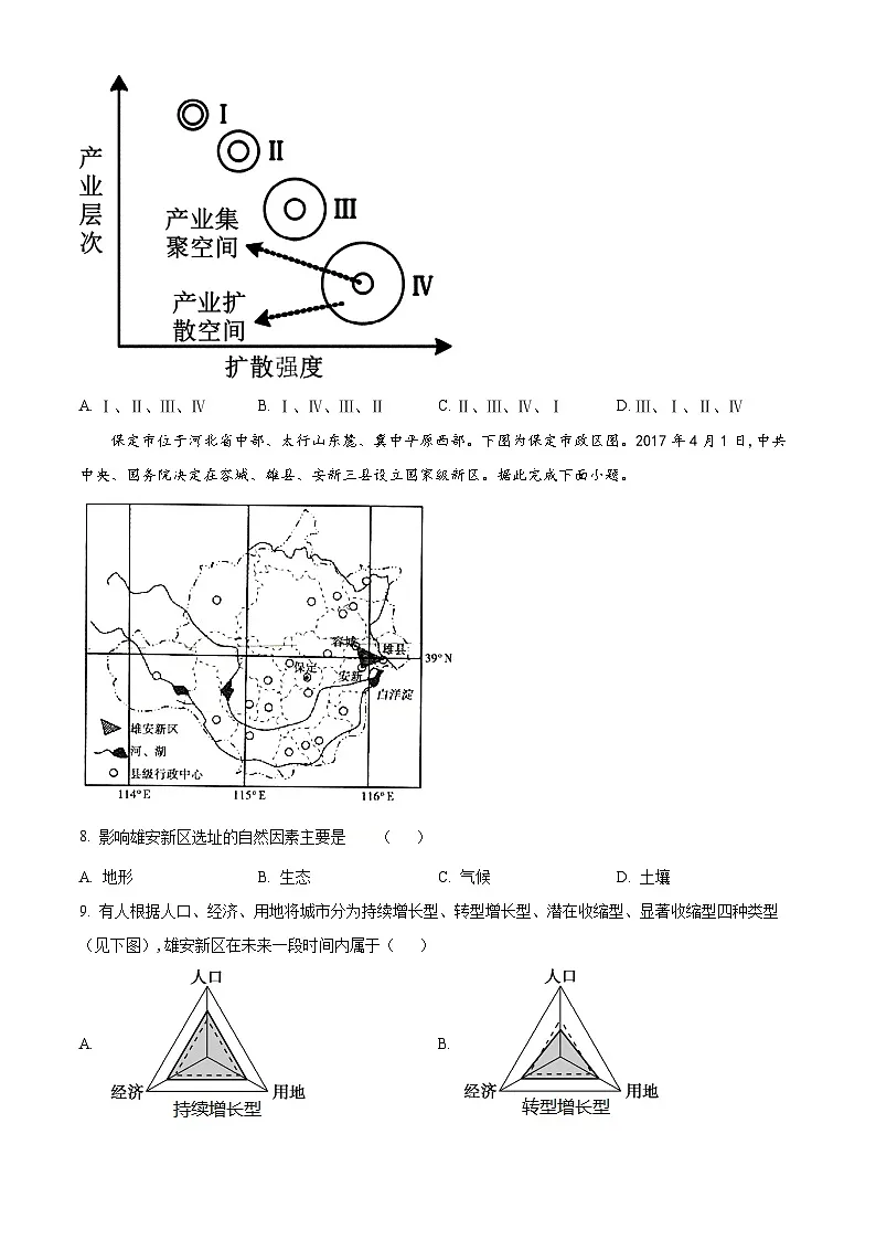湖南省常德市汉寿县第一中学2024-2025学年高二下学期3月月考地理试题（原卷版+解析版）第3页