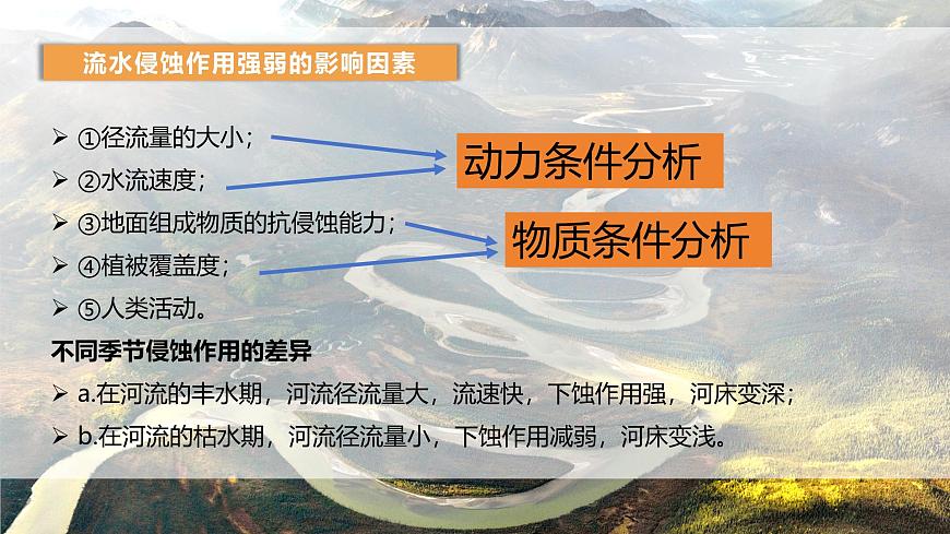 高三自然地理 一轮复习 河流侵蚀地貌  课件第2页