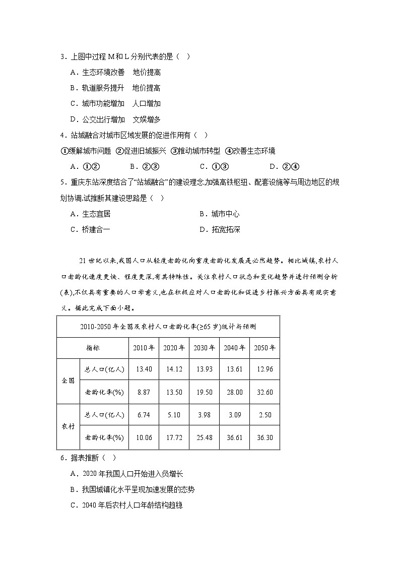2025届河北省邯郸市高三第四次调研检测地理试卷（无答案）第2页