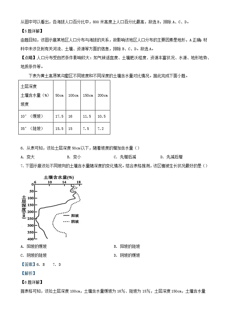 福建省2022_2023学年普通高中地理6月合格性水平考试试卷含解析第3页