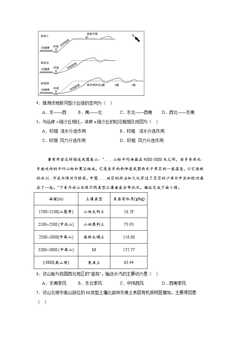 2025届山东省泰山教育联盟高三4月联考地理试卷（附答案解析）第2页