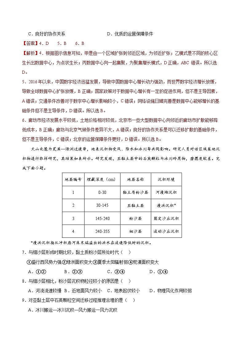 2025年高考第二次模拟考试卷：地理（福建卷）（解析版）第3页