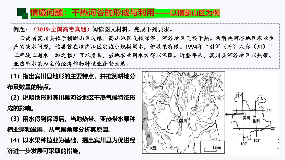 《干热河谷的形成与利用》课件 高中地理高考关键知识点复习第3页