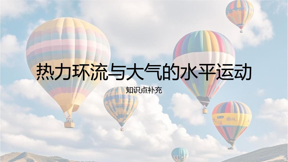 2.1.4大气圈与大气运动课件 高中地理鲁教版必修一第1页