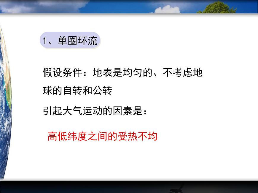 人教版 (新课标)高中地理必修1 2-2课件-《气压带和风带》（第1课时）第5页