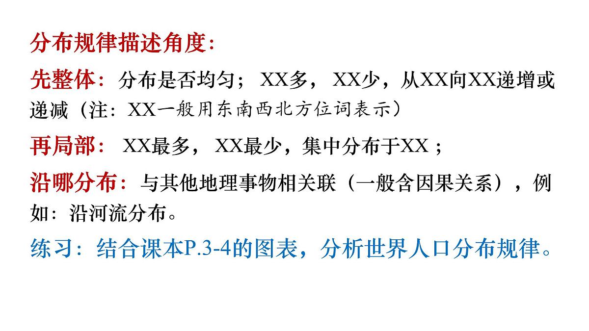 1.1《人口分布》课件 人教版高中地理必修二第6页