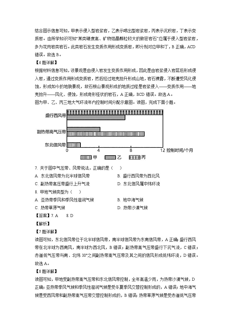 辽宁沈文新高考研究联盟2024-2025学年高二下学期开学考地理试卷（解析版）第3页