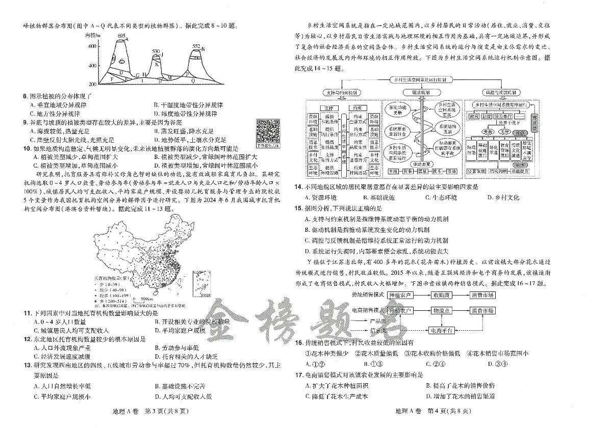 AB卷地理第2页