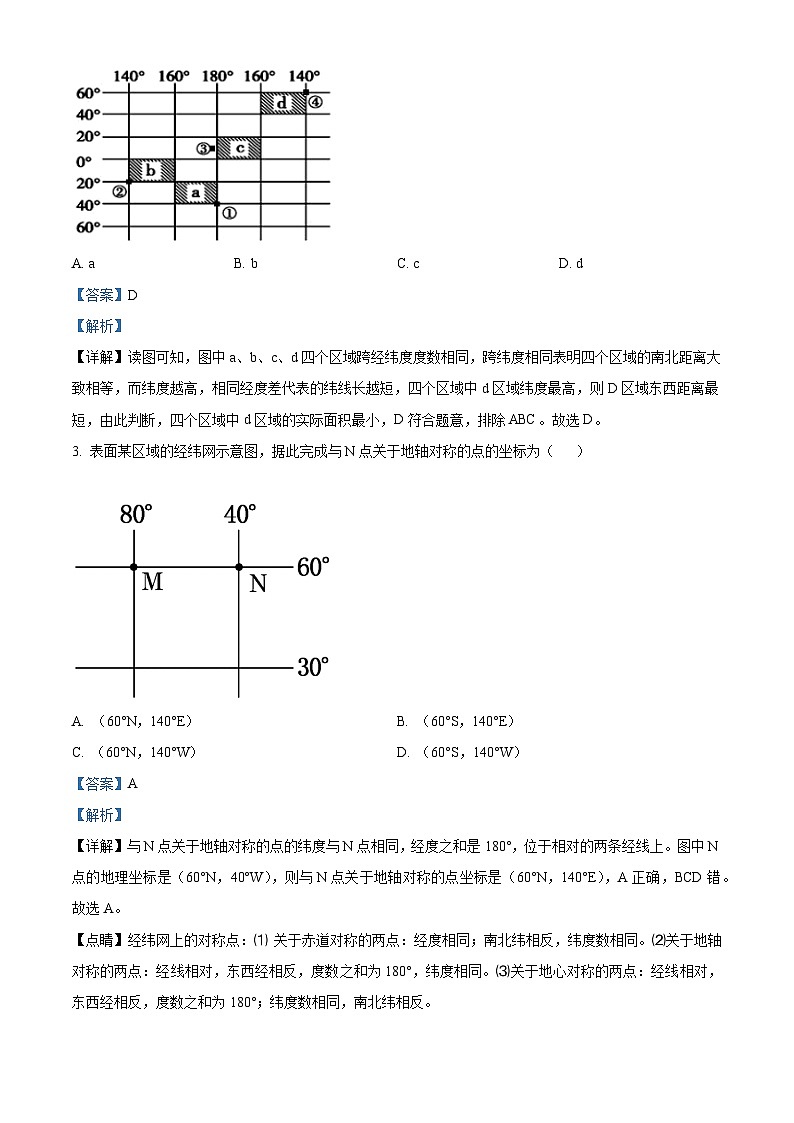 江苏省盐城市五校联盟2024-2025学年高一下学期3月月考地理试题  Word版含解析第2页