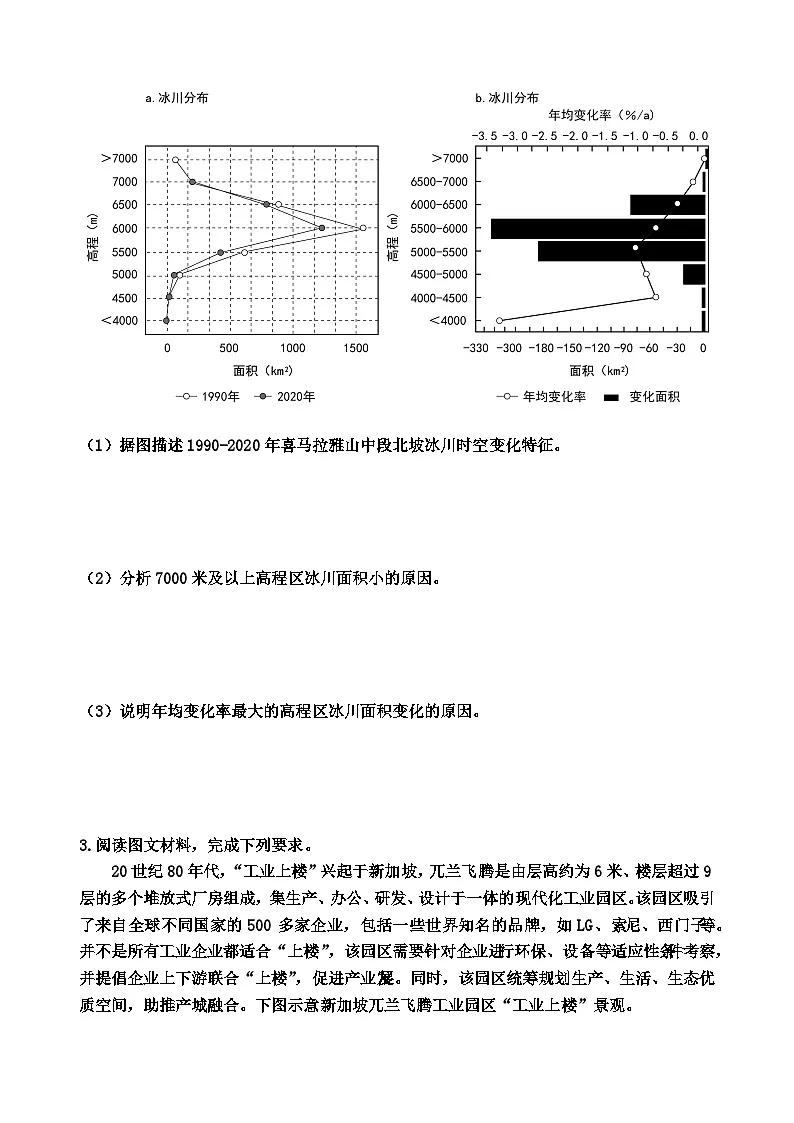2025年高考地理三轮冲刺：综合题 专项练习题（含答案）第2页