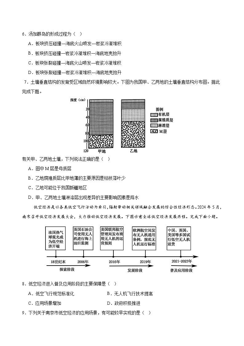 2025年高考押题预测卷：地理（天津卷02）（考试版）第3页
