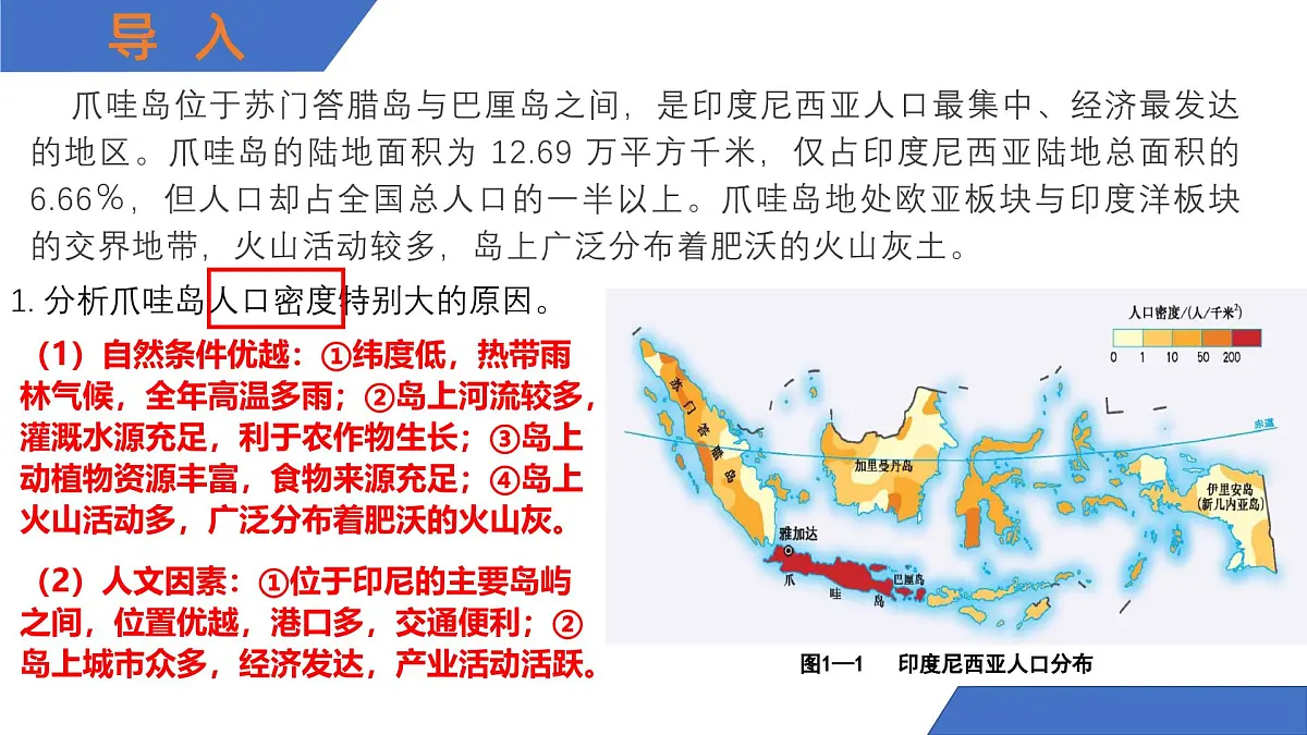 1.1《人口分布》课件 部编版高中地理必修二第3页