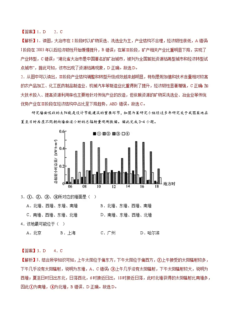 2025年高考第二次模拟考试卷：地理（海南卷）（解析版）第2页