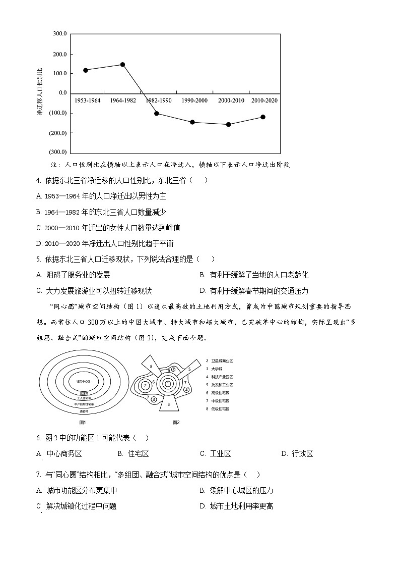 辽宁省名校联盟2024-2025学年高一下学期4月月考地理试题（原卷版+解析版）第2页