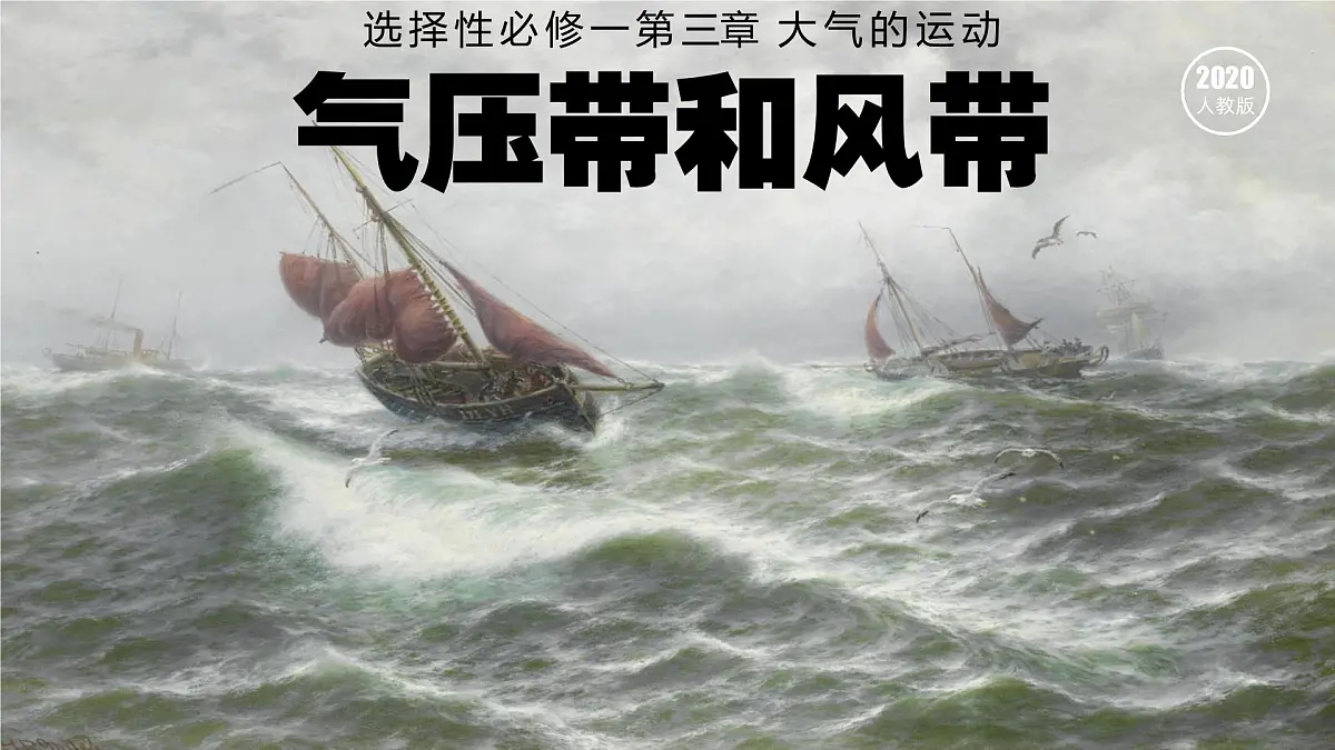 人教版高中地理选择性必修1 3-2《气压带、风带第一课时》课件第2页