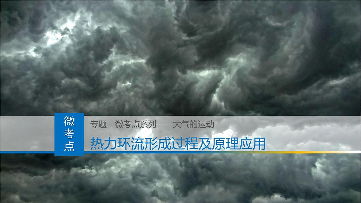 人教版高中地理 选择性必修1 3-2课件-热力环流形成过程及原理应用第1页