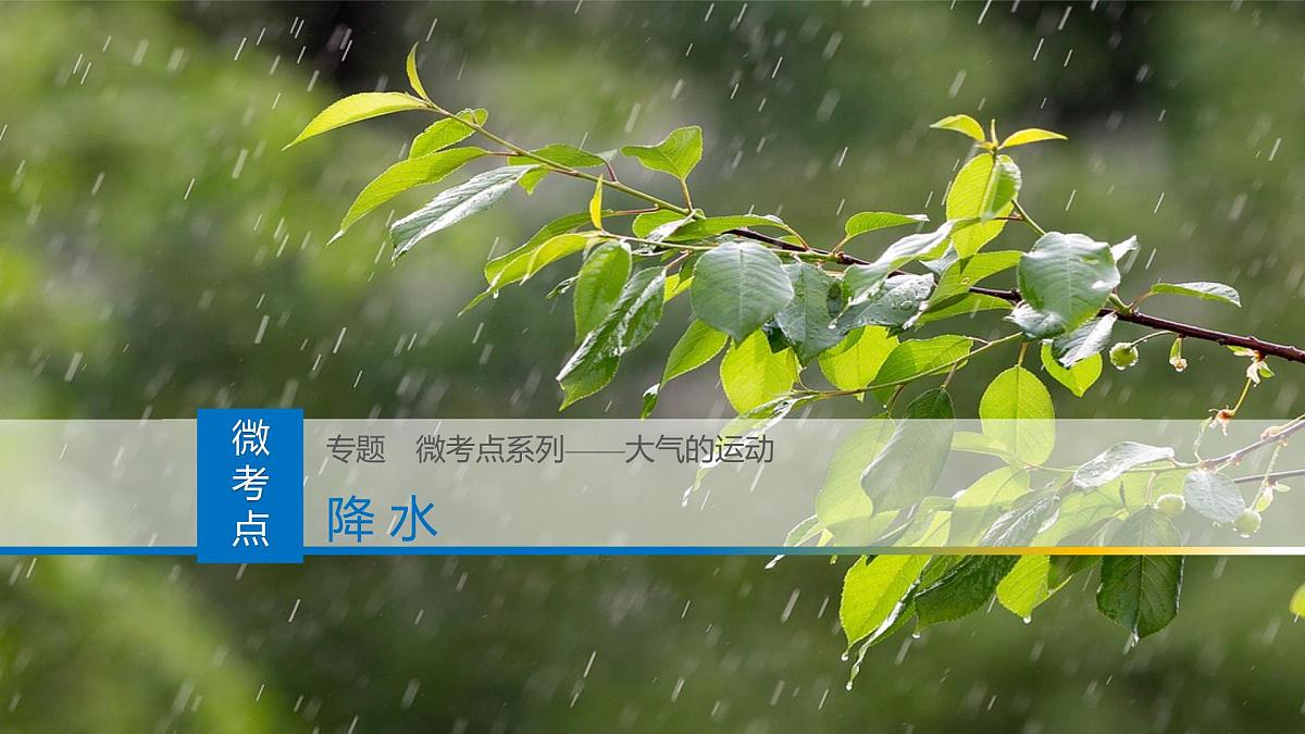 人教版高中地理 选择性必修1 4-1课件-降水第1页