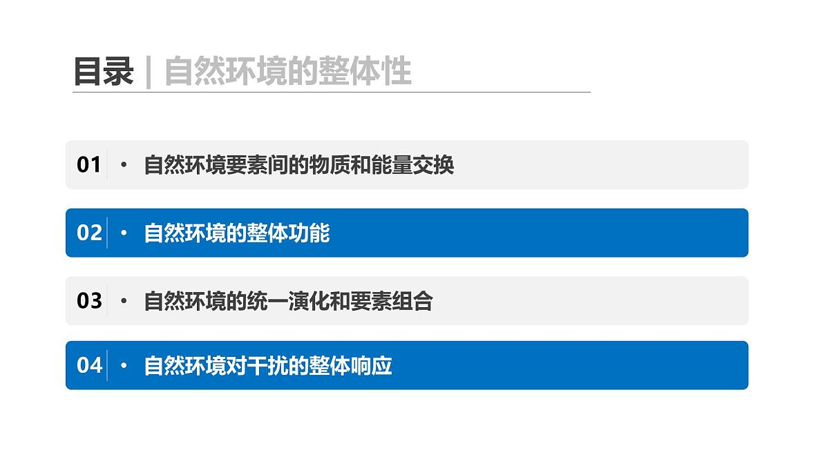 人教版高中地理 选择性必修1 5-1《自然地理环境的整体性》课件第3页