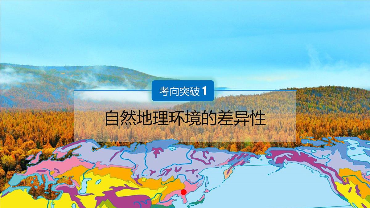 人教版高中地理选择性必修1 5-2复习课件-水平地域分异规律第4页