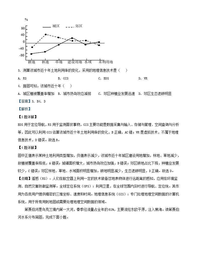 浙江省2023_2024学年高二地理下学期开学试卷含解析第2页