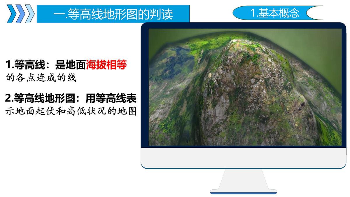 2024-2025学年区域地理一轮复习课件 之世界地理第三讲 等高线地形图（第一课时）（新高考通用）第4页