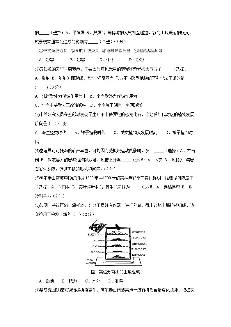 2025年6月上海市普通高中学业水平合格性考试地理仿真模拟卷02地理试卷（解析版）第2页