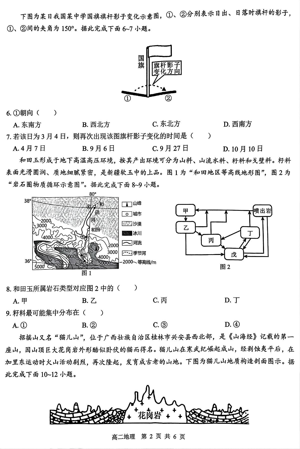 （试卷）2023级“贵百河—武鸣高中”10月高二月考第2页