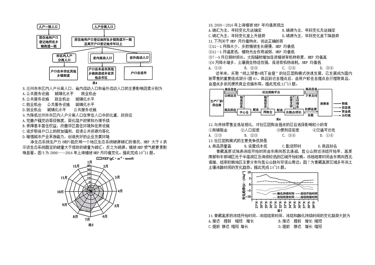 A地理（山东省实验2025.6(1).1高三考前二模押题第2页