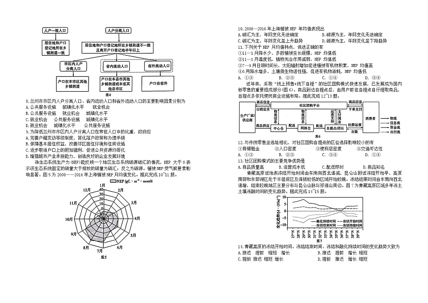 A地理（山东省实验2025.6(1).1高三考前二模押题第2页