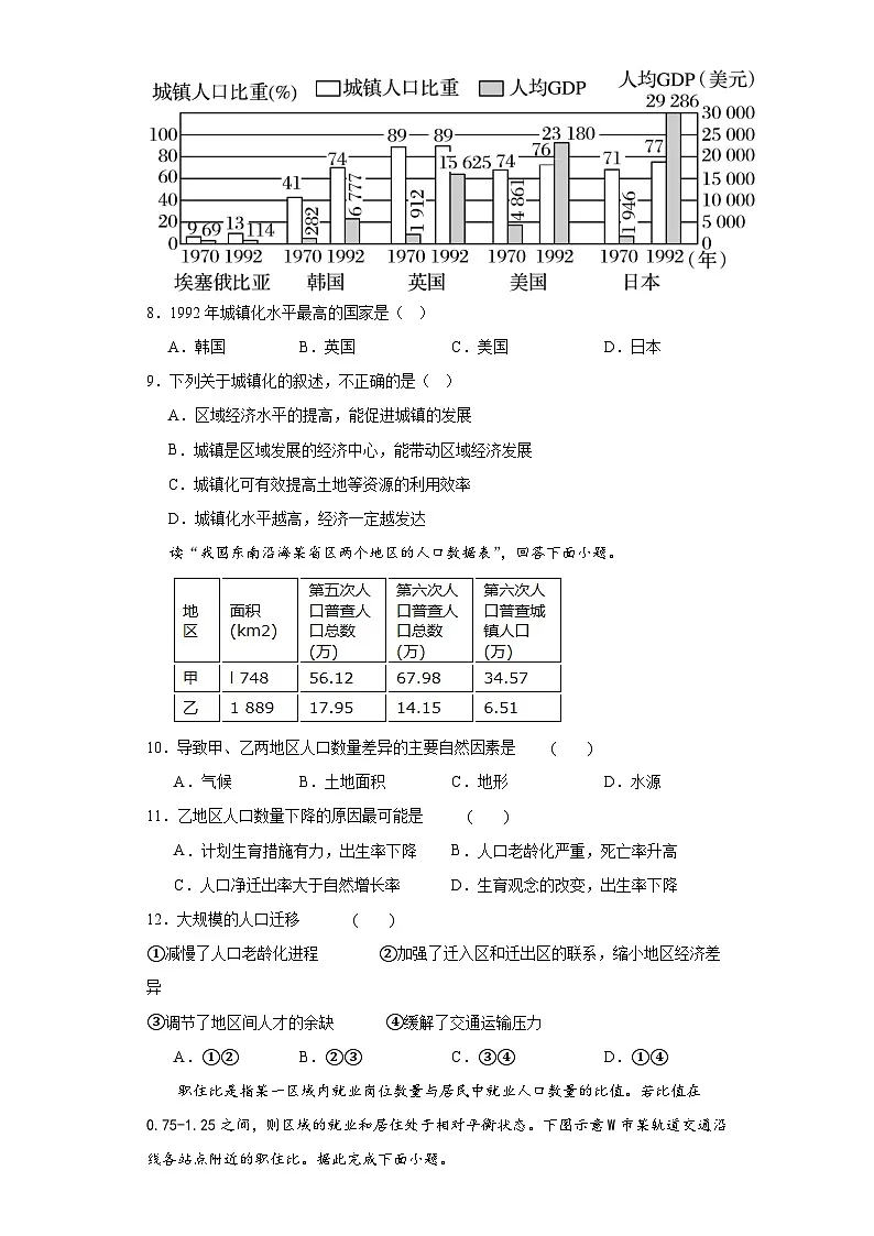 四川省遂宁中学校2023-2024学年高一下学期3月月考地理试题第3页