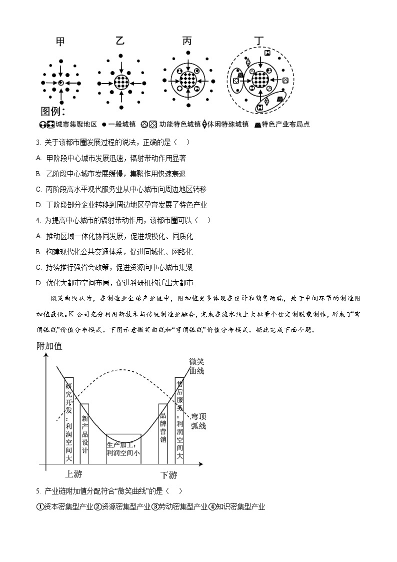 精品解析：湖南省郴州市2023-2024学年高二下学期期末考试地理试题（原卷版）第2页