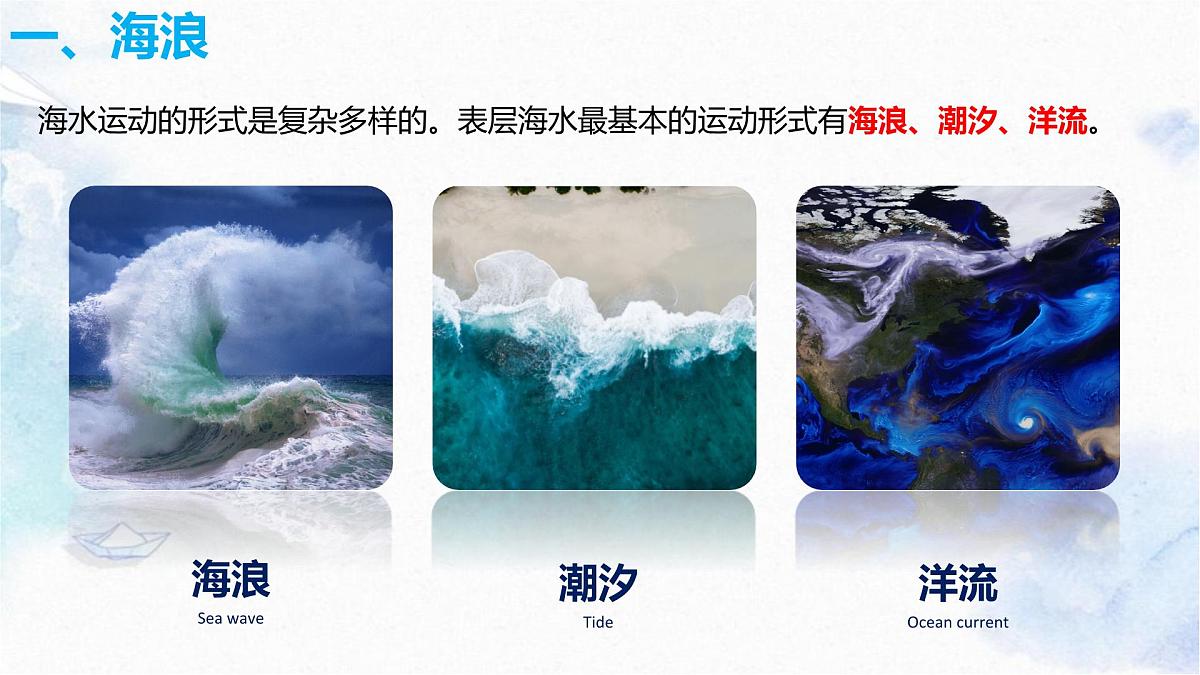 人教版 2019 高中地理必修一3.3 海水的运动课件 PPT第6页
