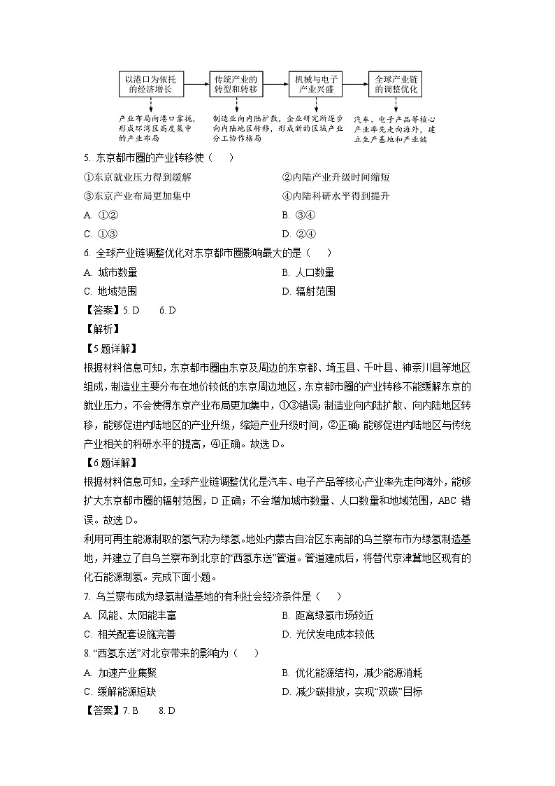 【地理】广东省中山某校学2024-2025学年高二下学期第一次段考试题（解析版）第3页