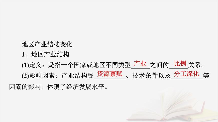 2026届高考地理一轮总复习第3部分区域发展选择性必修2第15章城市产业与区域发展第2讲地区产业结构的优化课件第7页