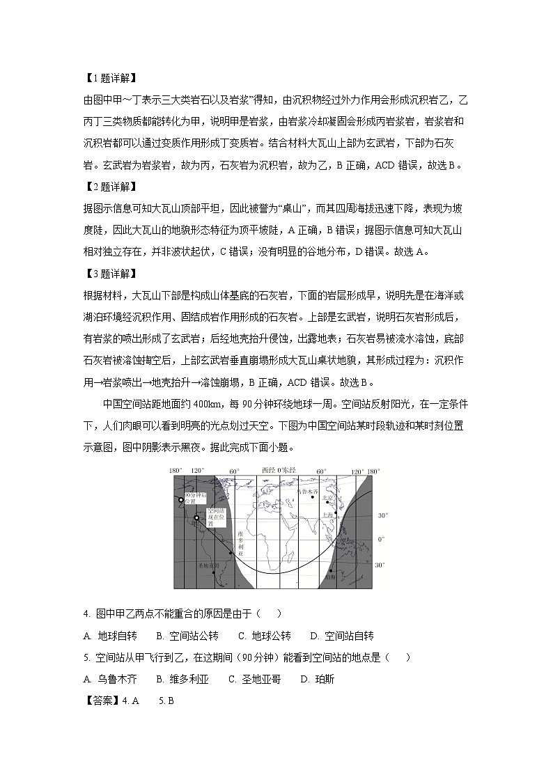 江苏省苏州市2024-2025学年高一下学期学业质量阳光指标调研地理试卷（解析版）第2页