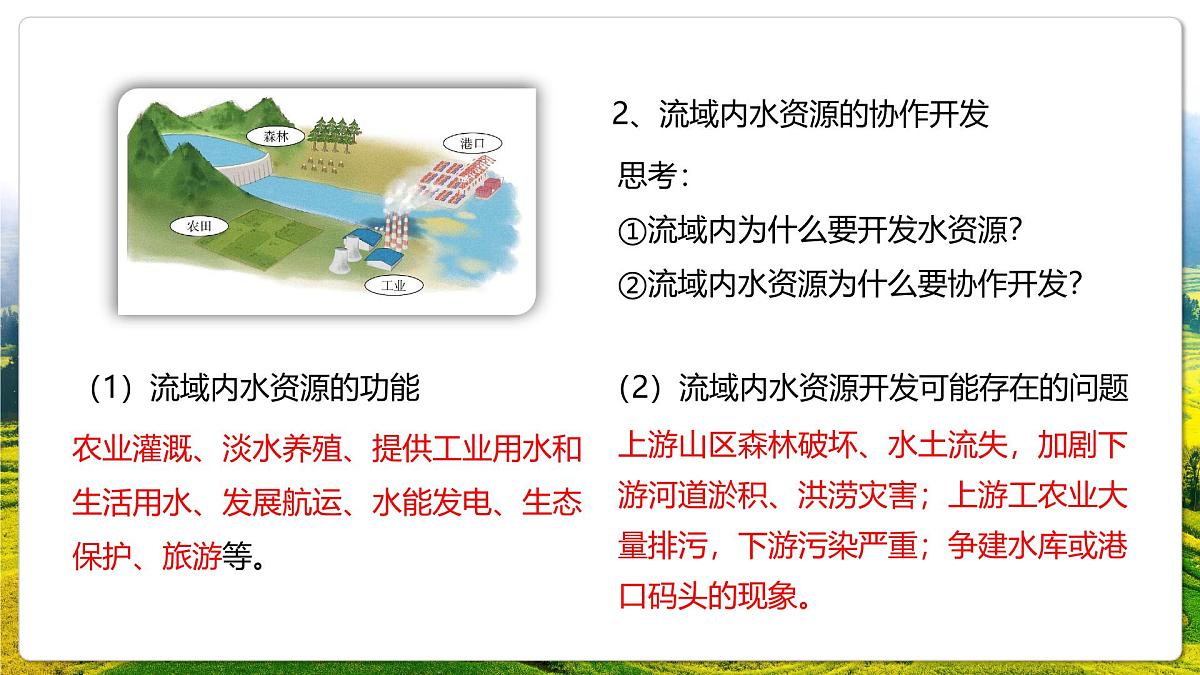 人教版（2019）高二地理上学期选择性必修二串讲4区际联系与区域协调发展 课件第7页