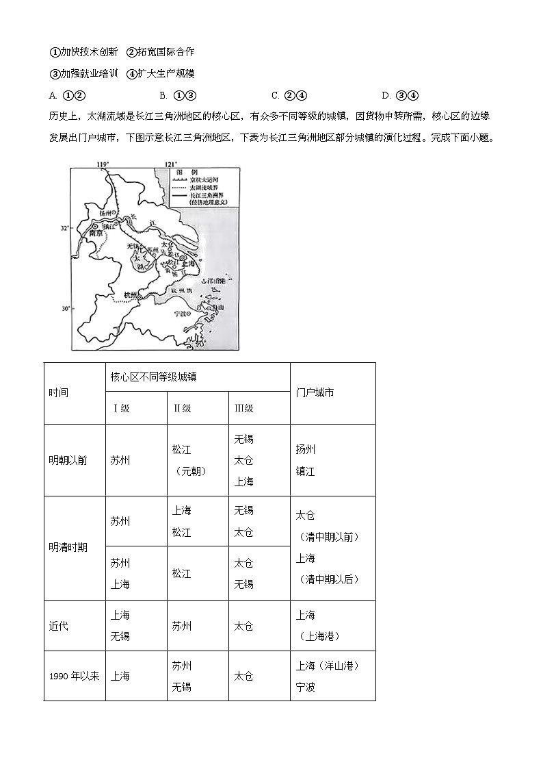 2025年6月宁夏普通高中学业水平选择性考试地理试题[原卷]附答案第2页