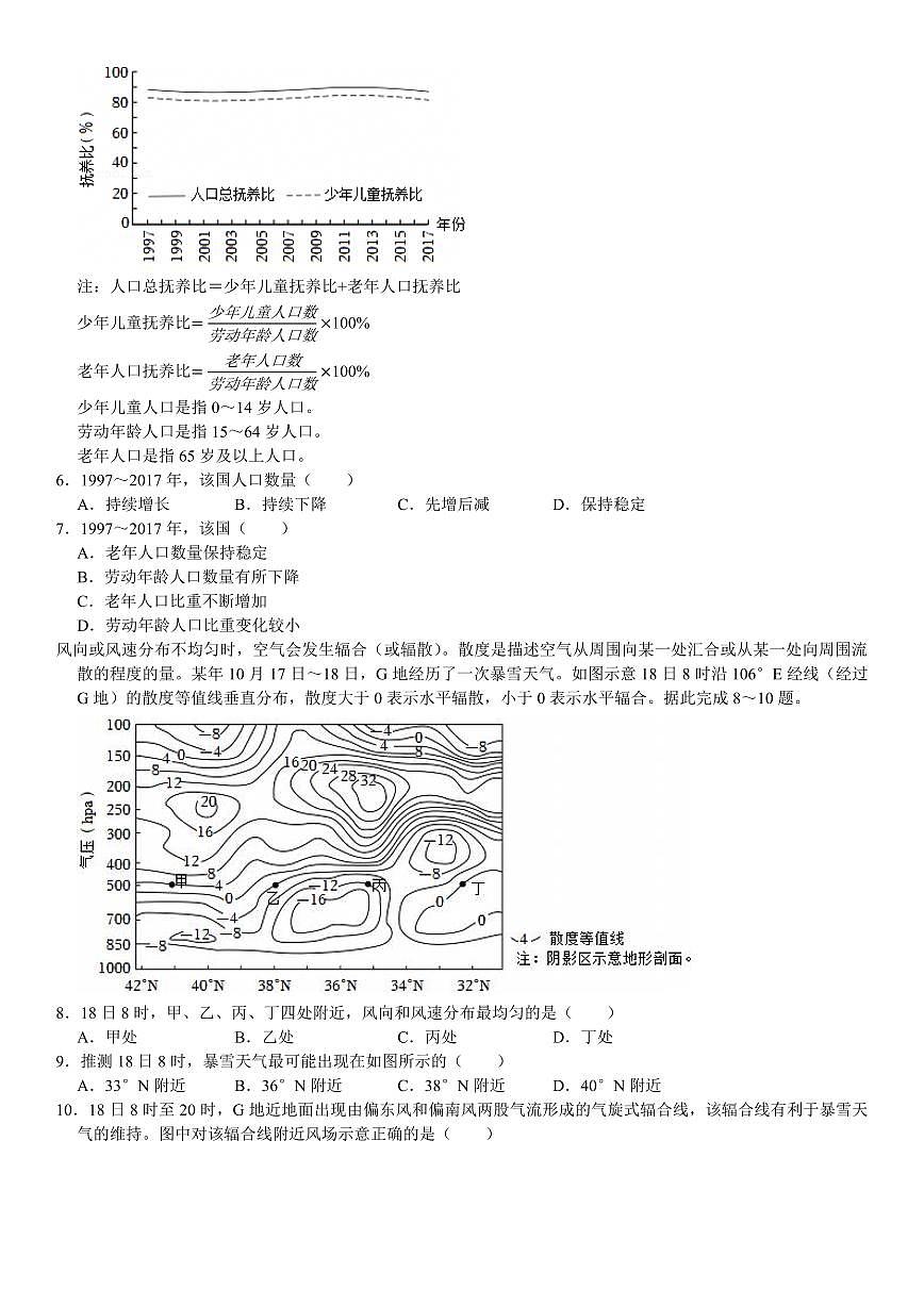 2025年高考真题 山东地理-试题（含答案）第2页