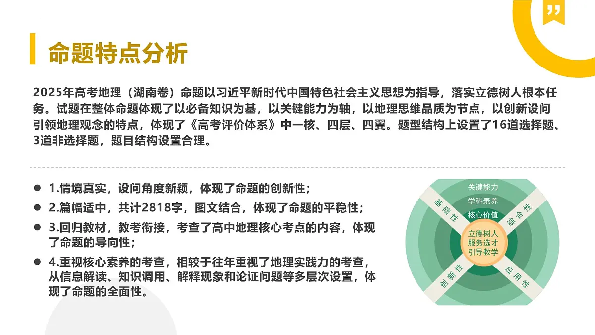 2025年高考地理真题完全解读（湖南卷）课件PPT第4页