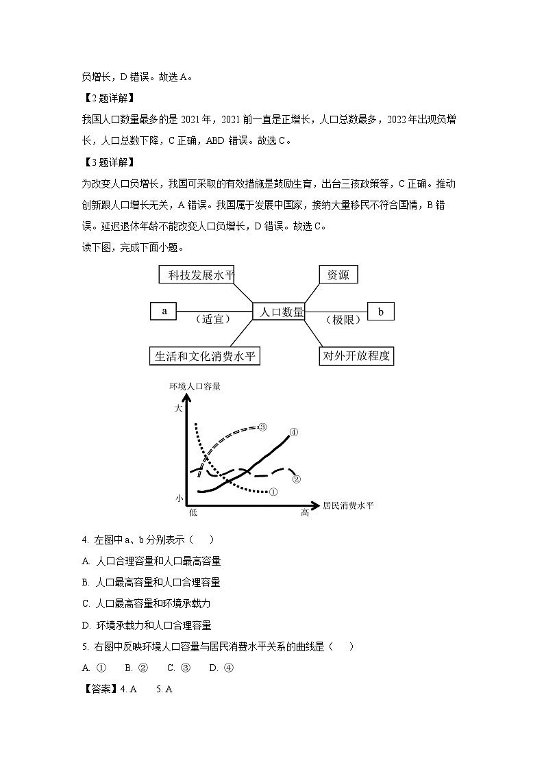 【地理】河北省辛集市2024-2025学年高一下学期期末教学质量监测试卷（解析版）第2页