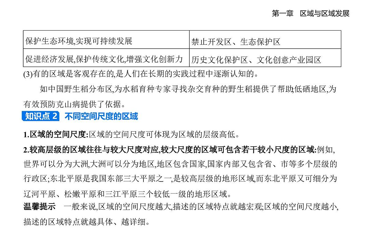 第一节　多种多样的区域知识点串讲课件-人教版地理高二上册（选必二）第3页