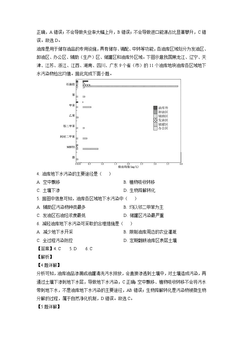 河南省商丘市九师联盟2024-2025学年高二下学期6月摸底联考地理试题（解析版）第2页