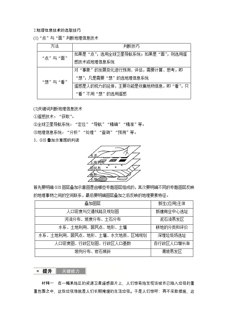 第一部分　第一章　课时4　地理信息技术的应用（教师版）第2页