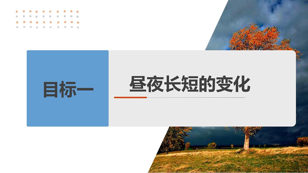 第一部分　第二章　第2讲　课时11　昼夜长短的变化与四季的更替第5页