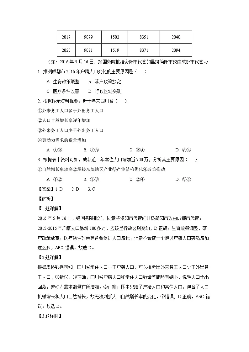 河南省许昌市2024-2025学年高一下学期7月期末考试地理试卷（解析版）第2页