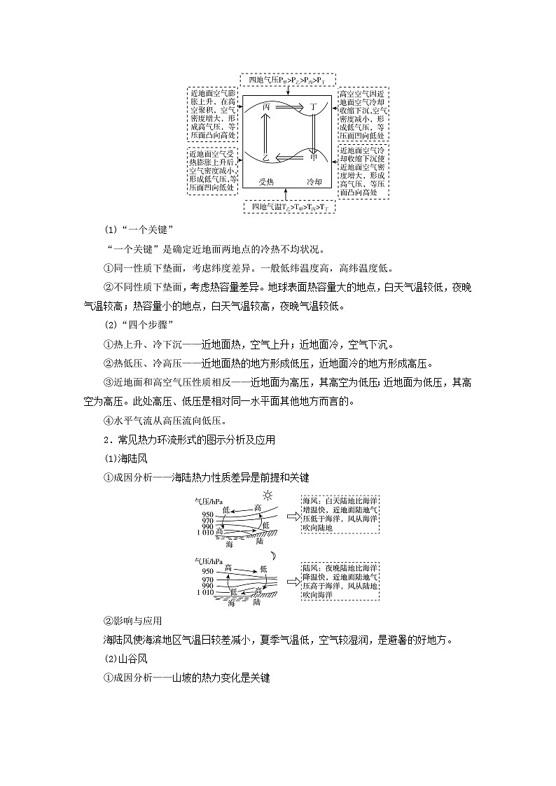 2026版高考地理一轮总复习析题导练第三章地球上的大气第二讲热力环流与大气的水平运动考点一热力环流第2页