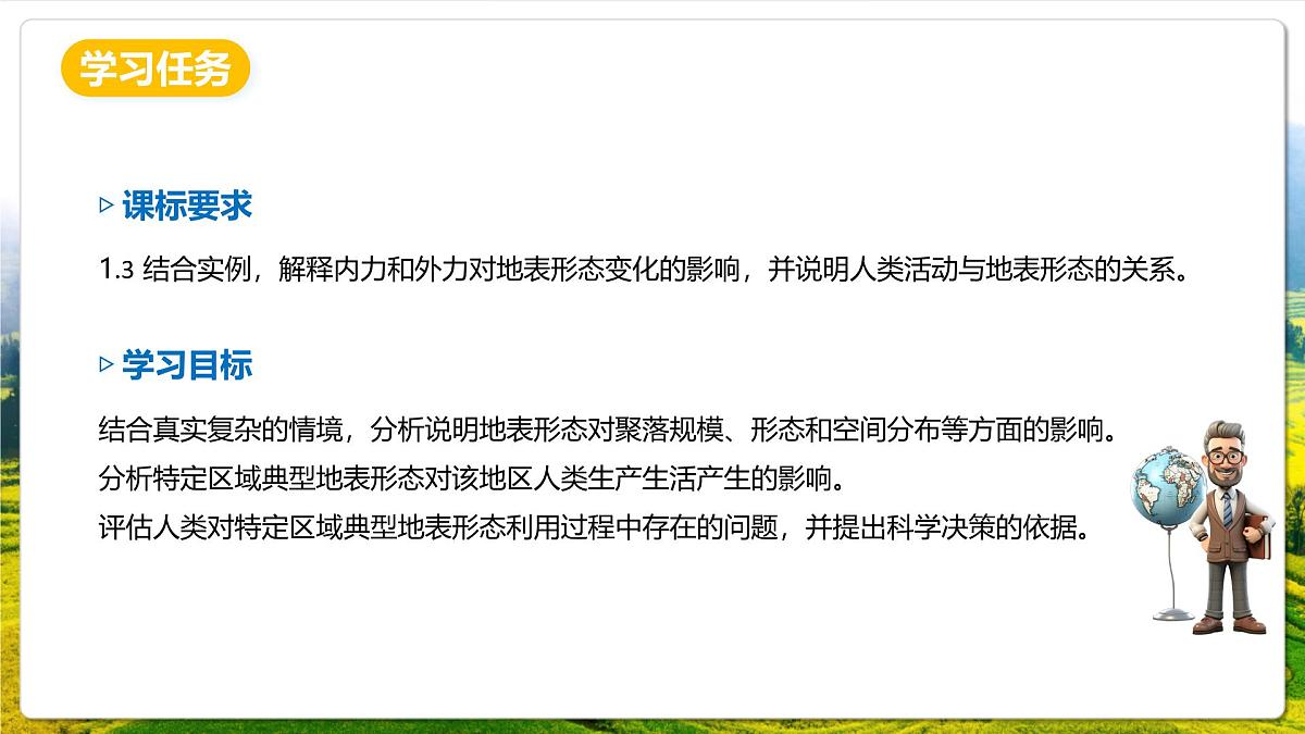 湘教版（2019）高中地理选择性必修一2.3《地表形态与人类活动》（课件）第2页