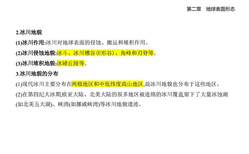 第三节　喀斯特、海岸和冰川地貌知识点串讲课件-湘教版高中地理高一上册（必修一）第6页